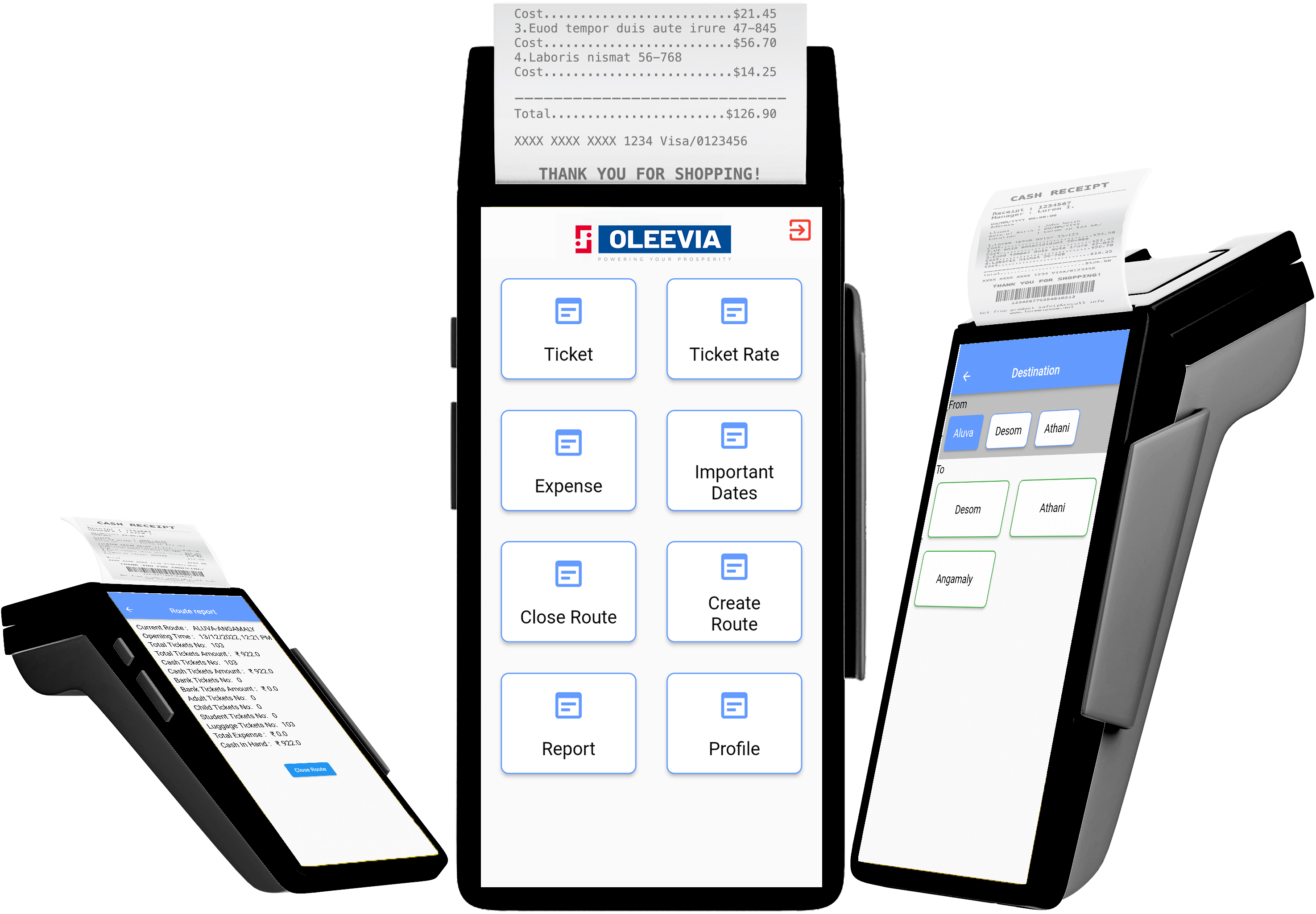 OLEEVIA Bus Ticketing